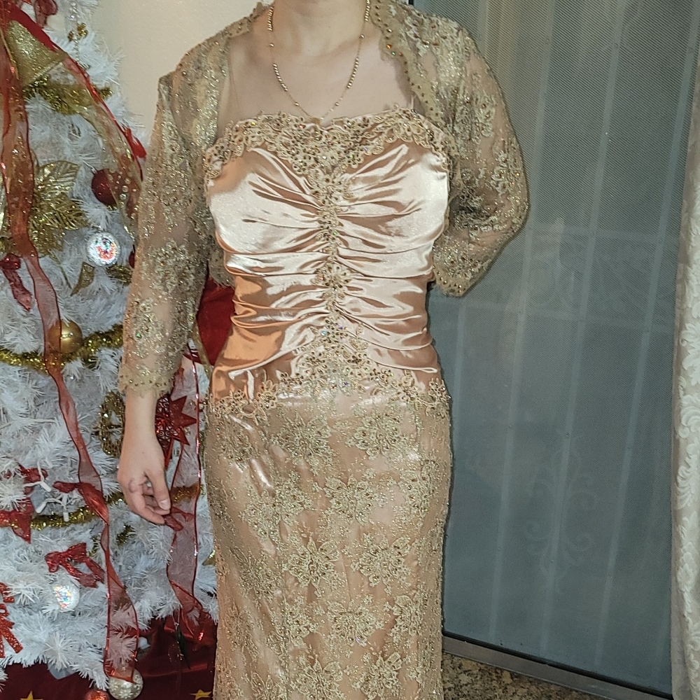 Pink Maxi With Jacket - Picture 2 of 5